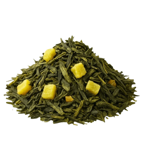 QuickTea Tropické probuzení – zelený čaj s ananasem a Matchou 50 g