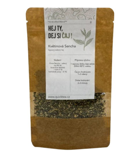 QuickTea Květinová sencha – zelený čaj