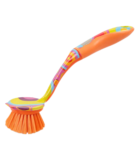 Dedra FUNNY Kartáč na nádobí a hladké povrchy s barevným dekorem 28 cm 1 ks