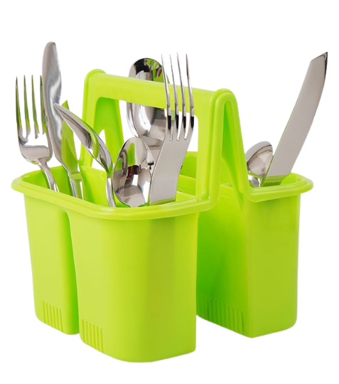 Dedra PŘÍBORNOŠ odkapávač a přenosný stojan na příbory s rukojetí odolný plast 1 ks