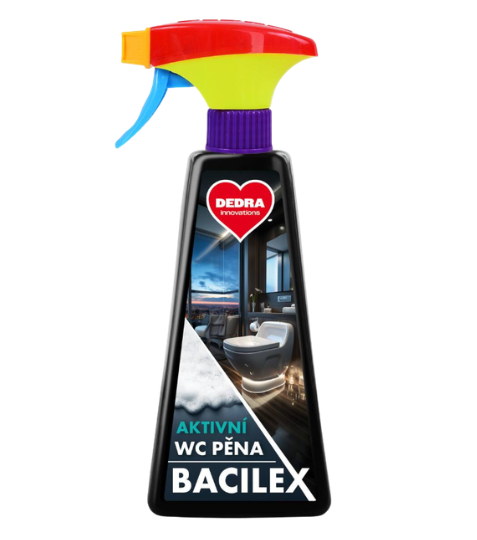 Dedra WC pěna na mísu, sedátko & okolí toalety BACILEX 500 ml