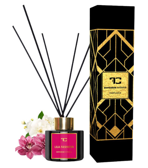 Dedra LILA FASHION tyčinkový difuzér PARFUMIA 100 ml