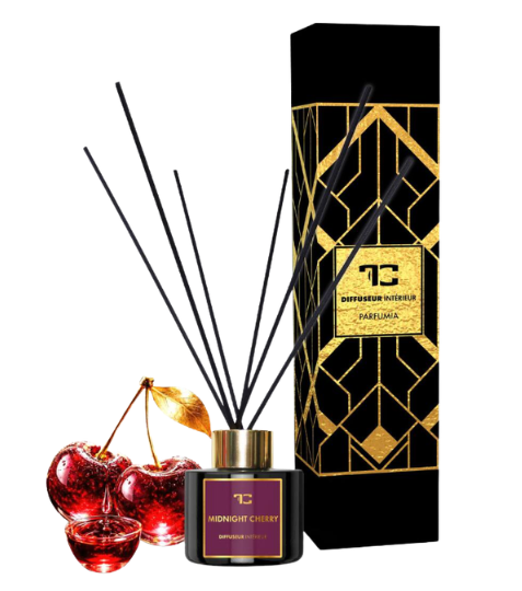 Dedra MIDNIGHT CHERRY tyčinkový difuzér PARFUMIA 100 ml