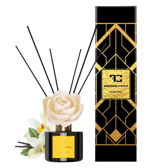 Dedra FLEUR DE VANILLE difuzér s FLOW květinou & tyčinkami PARFUMIA