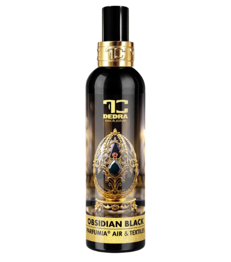 Dedra OBSIDIAN BLACK Osvěžovač vzduchu & textilií luxusní parfémový sprej 200 ml
