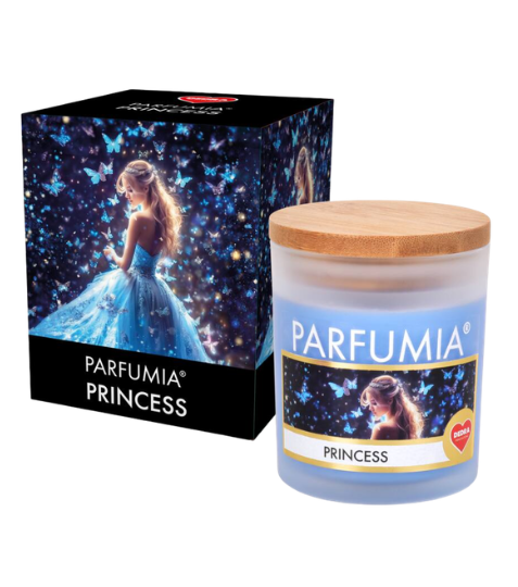 Dedra PRINCESS sójová vonná svíčka PARFUMIA 250 ml