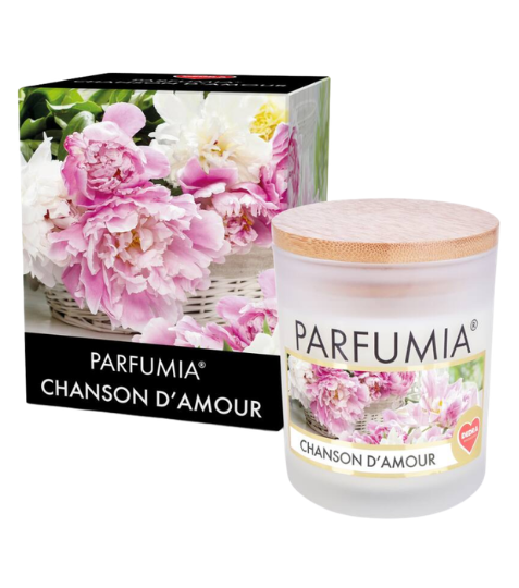 Dedra CHANSON D´AMOUR sójová vonná svíčka PARFUMIA 250 ml