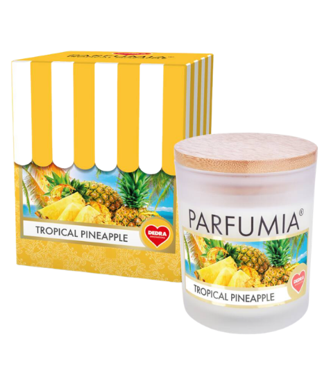Dedra TROPICAL PINEAPPLE sójová vonná svíčka PARFUMIA 250 ml