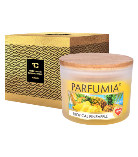 Dedra TROPICAL PINEAPPLE sójová svíčka 2 knoty PARFUMIA 400 ml