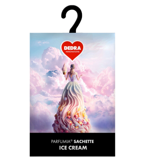 Dedra Vonná sašetka ICE CREAM závěsný vonný sáček PARFUMIA 8 g