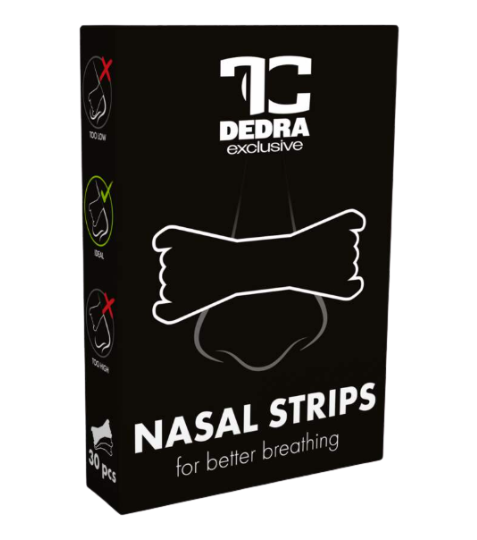 Dedra NASAL STRIPS nosní pásky pro lepší dýchání 30 ks