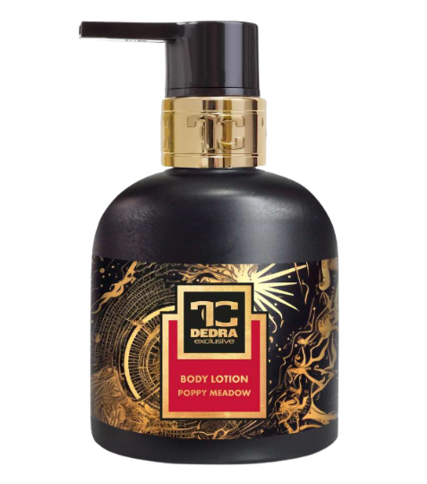Dedra POPPY MEADOW zvláčňující tělové mléko s mandlovým olejem 320 ml