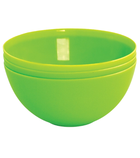 Dedra PRAKTIK sada 3 plastových misek zelené 900 ml 3 ks