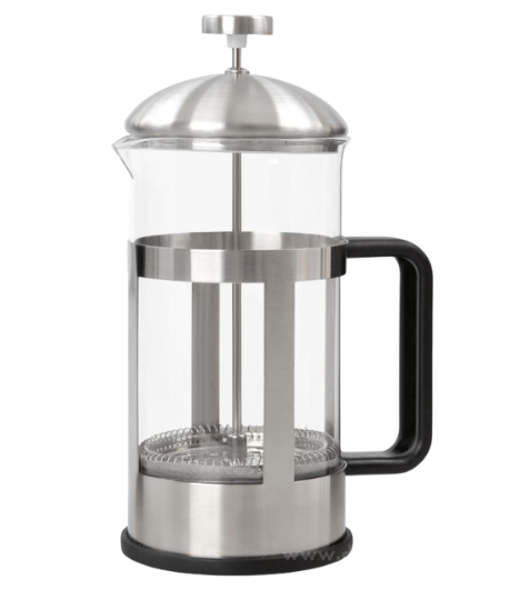 Dedra BARISTA 1 L FRENCH PRESS konvice na kávu a čaj z borosilikátového skla ocelová 1 ks