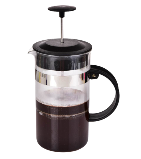 Dedra BARISTA 1 L FRENCH PRESS konvice na kávu a čaj z borosilikátového skla černá 1 ks