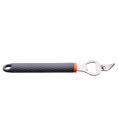 Dedra ABS INOX Nerezový otvírák 20 cm na lahve a plechovky s ABS rukojetí 1 ks