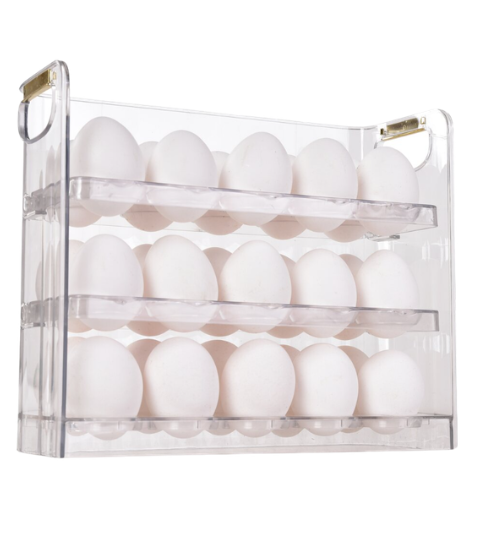Dedra EGGY zásobník na vejce 3patrový box na 30 vajec do lednice i spíže 1 ks