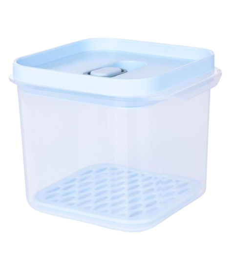 Dedra HERMETIC FRESH dóza na potraviny s odkapávací mřížkou a silikonovým těsněním 580 ml 1 ks