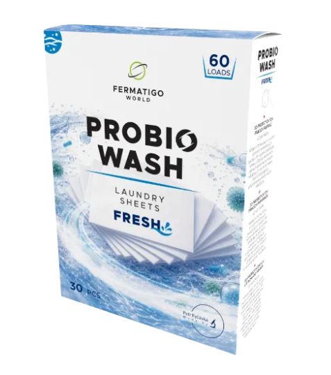 Fermatigo World ProbioWash FRESH - prací papírky s probiotiky 30 ks