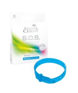 Eurona Body Guard Ochranný repelentní náramek proti hmyzu tyrkysový 1,3 x 27 cm S.O.S. Condition 