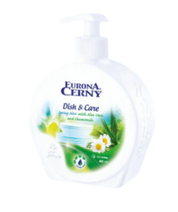 Eurona Prostředek na ruční mytí nádobí s aloe vera a heřmánkem Spring Aloe 400 ml 