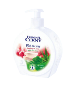 Eurona Prostředek na ruční mytí nádobí s aloe vera Raspberry & Mint 400 ml 