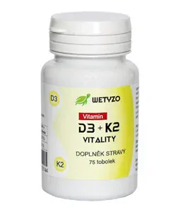 HCY Vitality D3 + K2 75 tbl.
