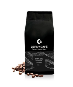 Eurona Mletá výběrová káva Cerny Café 100% Arabica BRAZÍLIE Sul de Minas 500 g