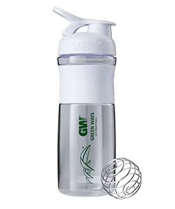 Green Ways Šejkr Sportmixer Flip Tritan bílý 0,6 L