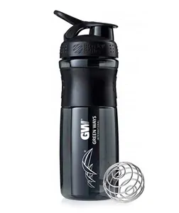 Green Ways Šejkr Sportmixer Flip Tritan černý 0,6 L