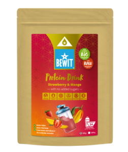 Bewit Proteinový nápoj, jahoda a mango se stévií, BIO 