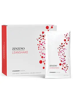Zinzino LeanShake Strawberry, portion pack 16 x 30 g