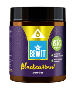 Bewit Černý rybíz lyofilizovaný - prášek, BIO RAW 