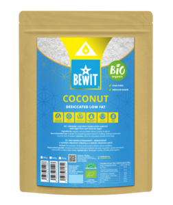 Bewit Kokos strouhaný nízkotučný, BIO 