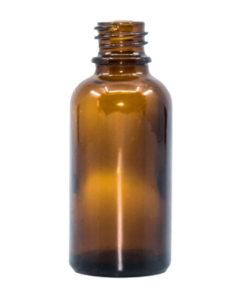 Bewit Lahvička skleněná hnědá lesklá, 30 ml 