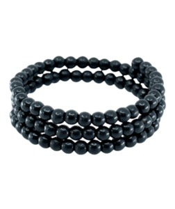 Bewit Šungitový náramek memory leštěný