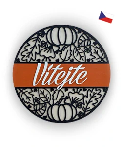 JH WoodArt dřevěná cedule C - Vítejte 38 cm