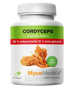 MycoMedica Cordyceps 50 % 90 cps.