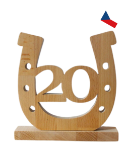 JH WoodArt Narozeninová dřevěná dekorace 20 1 ks