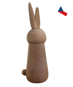 JH WoodArt Dřevěný velikonoční zajíček 1 ks