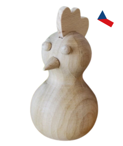 JH WoodArt Dřevěná slepička 