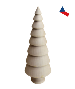 JH WoodArt Dřevěný dekorativní stromeček s vrstveným designem 1 ks