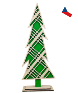 JH WoodArt Dřevěný vánoční stromeček A 