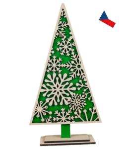 JH WoodArt Dřevěný vánoční stromeček B 