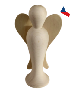 JH WoodArt Dřevěný dekorativní anděl