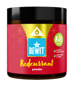 Bewit Červený rybíz lyofilizovaný - prášek, BIO RAW