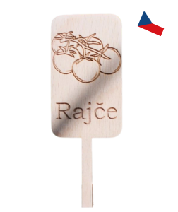 JH WoodArt Dřevěné zápichy do zahrady – popis rostlin se symbolem