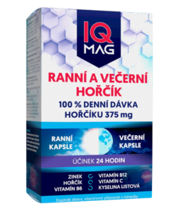 Naturprodukt IQ Mag ranní/večerní hořčík 60 cps.