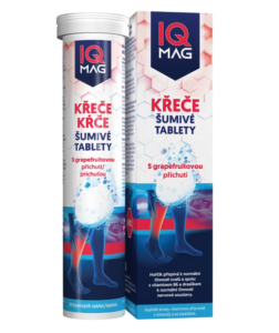 Naturprodukt IQ mag Křeče šumivé tablety - grapefruit 20 tbl.
