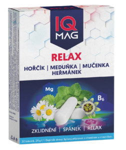 Naturprodukt IQ Mag RELAX hořčík tobolky 30 cps.
